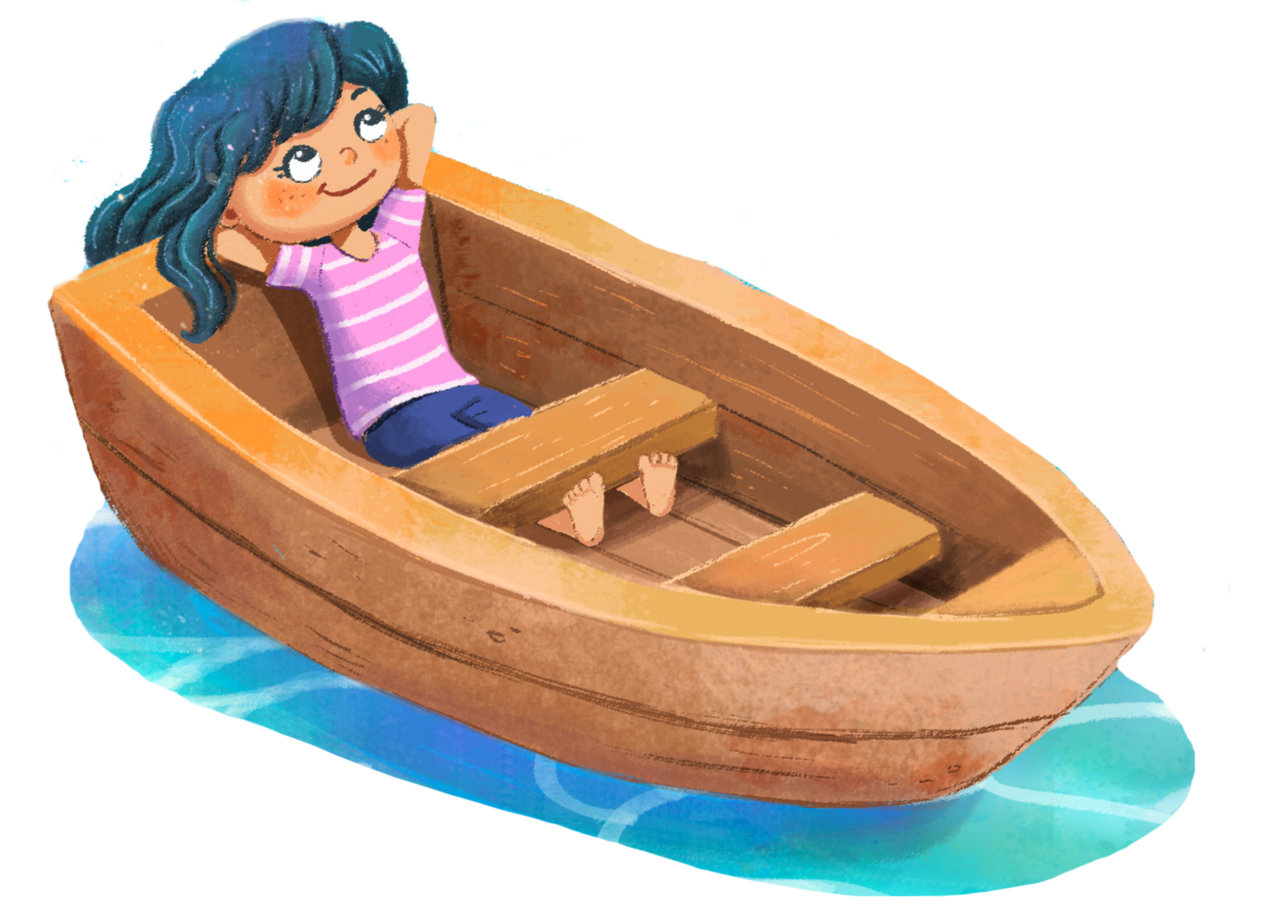 girl in boat